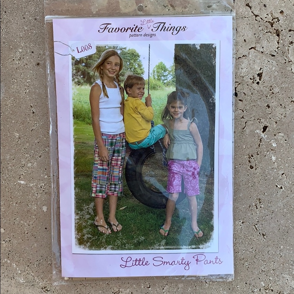 Favorite Little Things Shorts Sewing Pattern Uncut